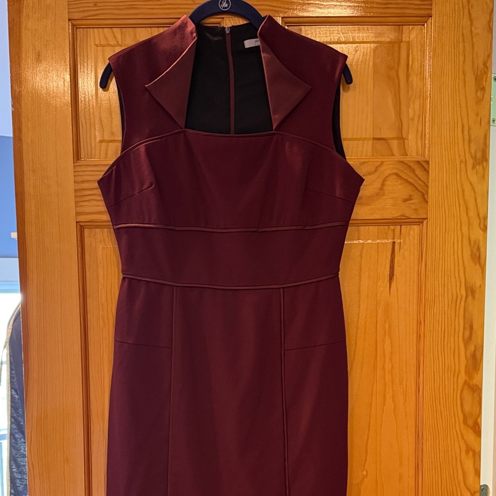 Marc New York Sleeveless Midi Dress in Burgundy